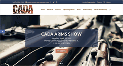 Desktop Screenshot of cadagunshow.com